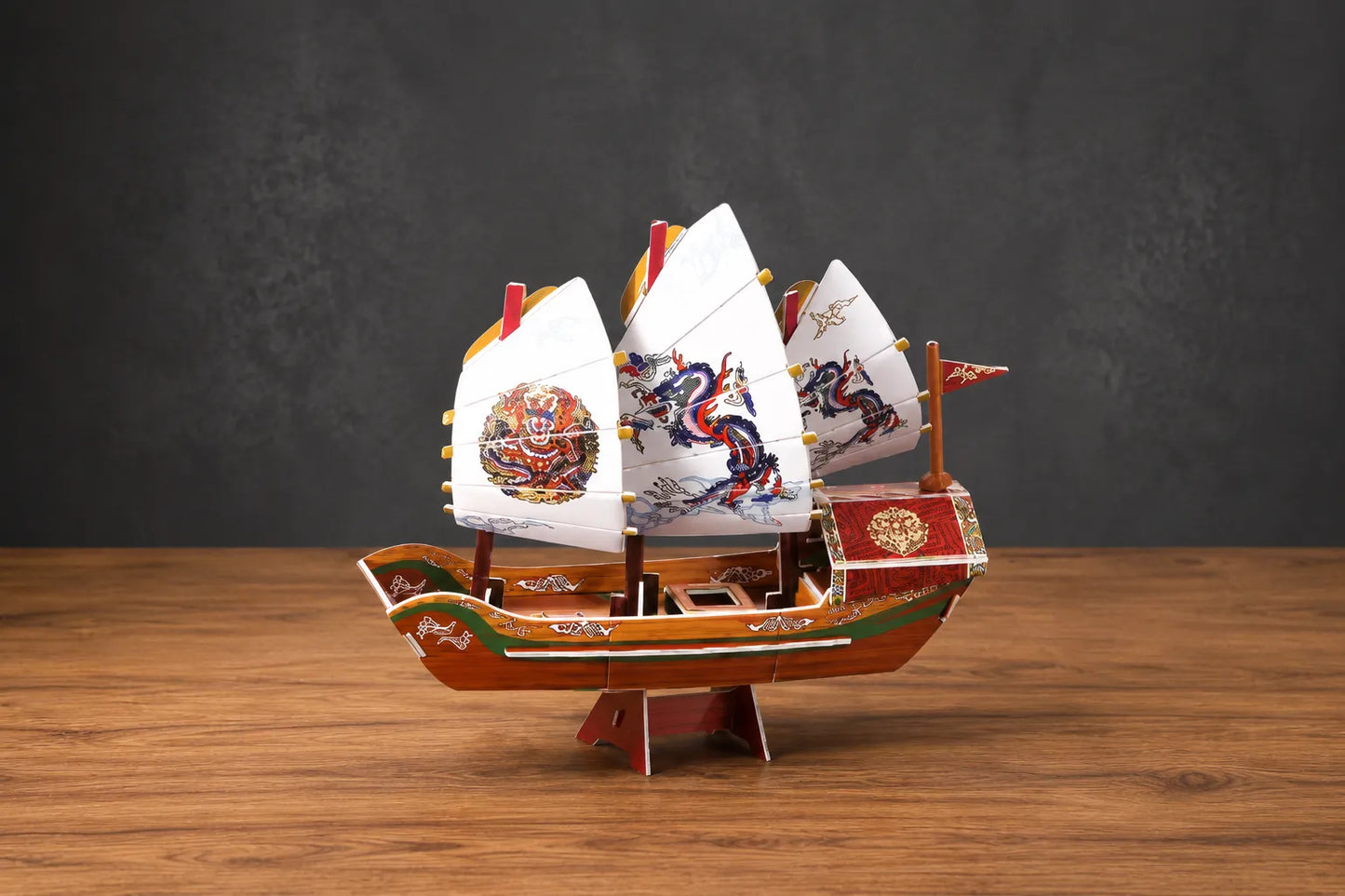 Maquette en bois - Petit bateau chinois
