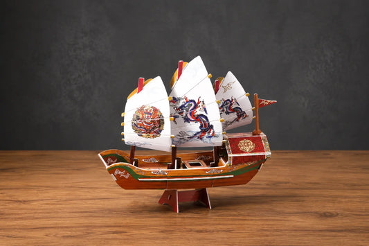 Maquette en bois - Petit bateau chinois
