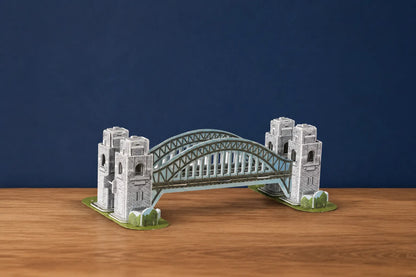 Maquette en bois - Pont de Sydney, Harbour Bridge coloré