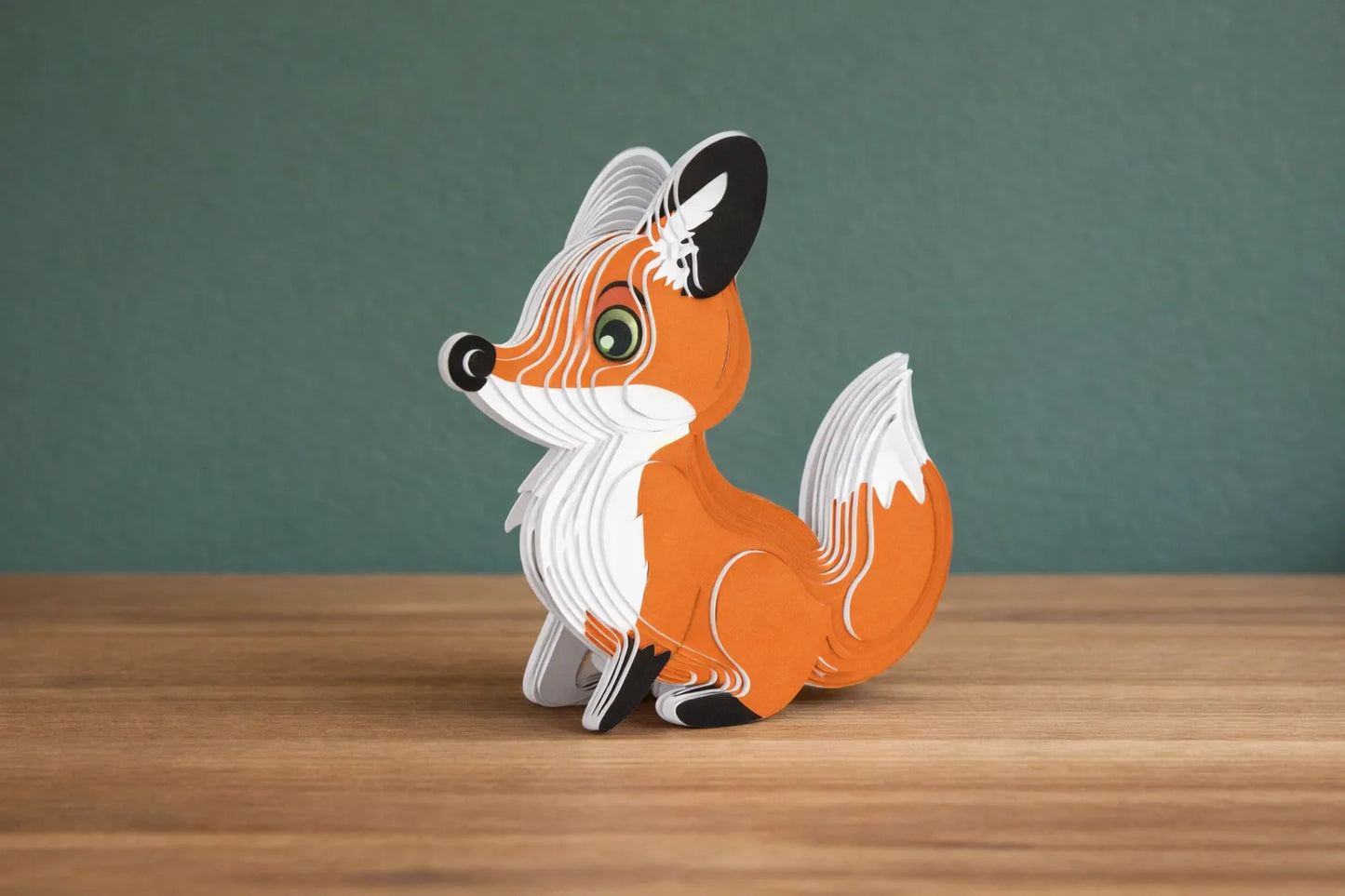 Maquette en bois - Renard coloré