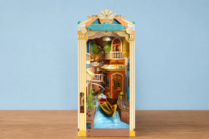 Maquette en bois - Serre-livres, gondole à Venise