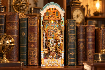 Maquette en bois - Serre-livres, la tour de l’horloge