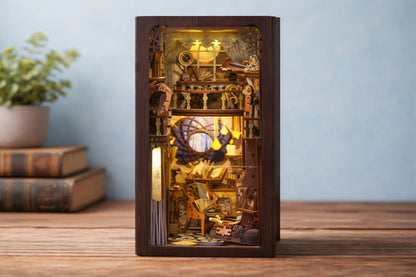 Maquette en bois - Serre-livres, maison de l'astrologie