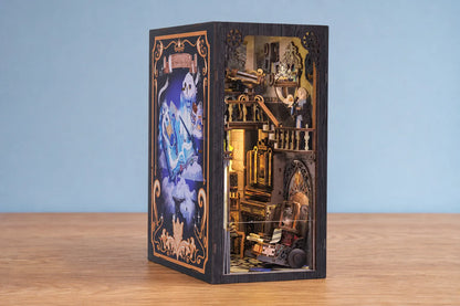 Maquette en bois - Serre-livres, maison de l'astrologie