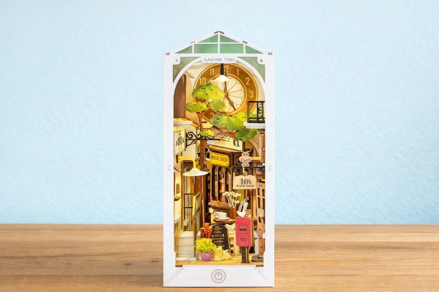 Maquette en bois - Serre-livres, rue des libraires