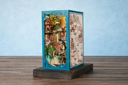 Maquette en bois - Serre-livres, vallée chinoise
