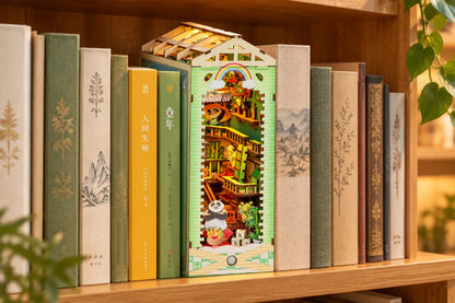 Maquette en bois - Serre-livres, ville des animaux