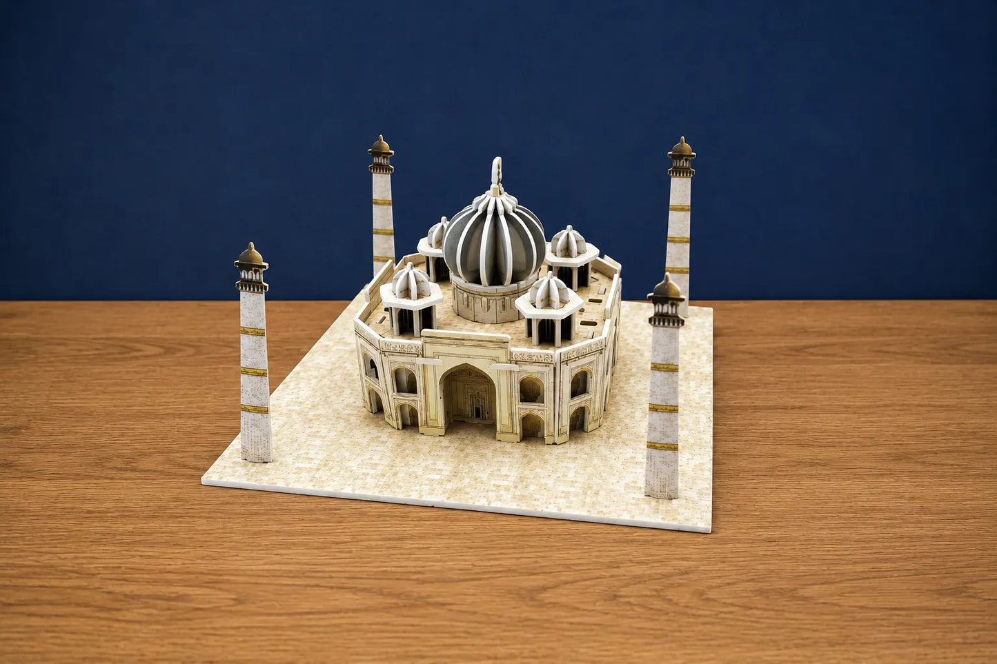 Maquette en bois - Taj Mahal coloré