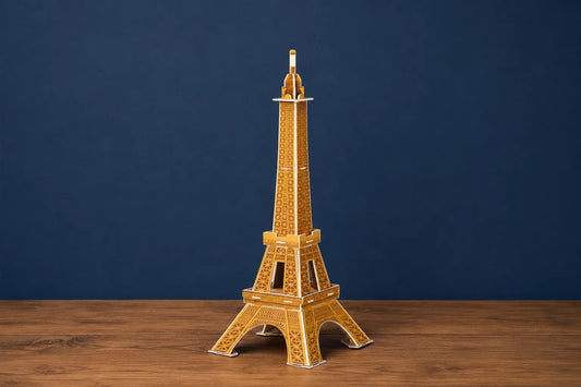 Maquette en bois - Tour Eiffel colorée