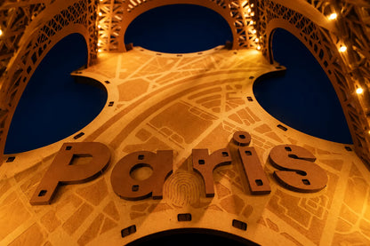 Maquette en bois - Tour Eiffel