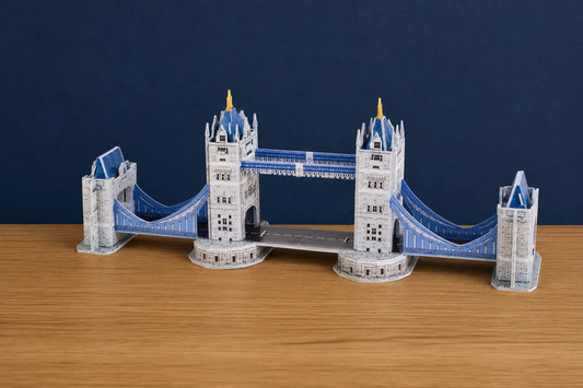 Maquette en bois - Tower Bridge coloré